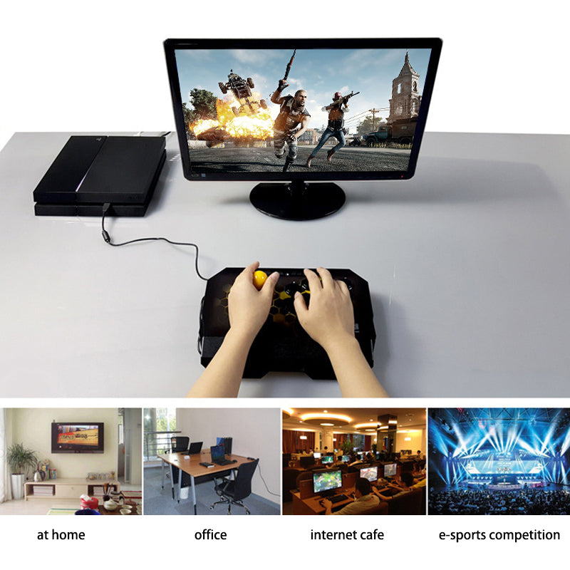 QANBA N2 Drone Arcade Game Joystick Compatible with PS3 PS4 PS5 Game Console Controller