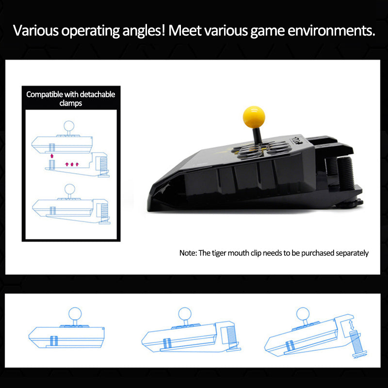 QANBA N2 Drone Arcade Game Joystick Compatible with PS3 PS4 PS5 Game Console Controller
