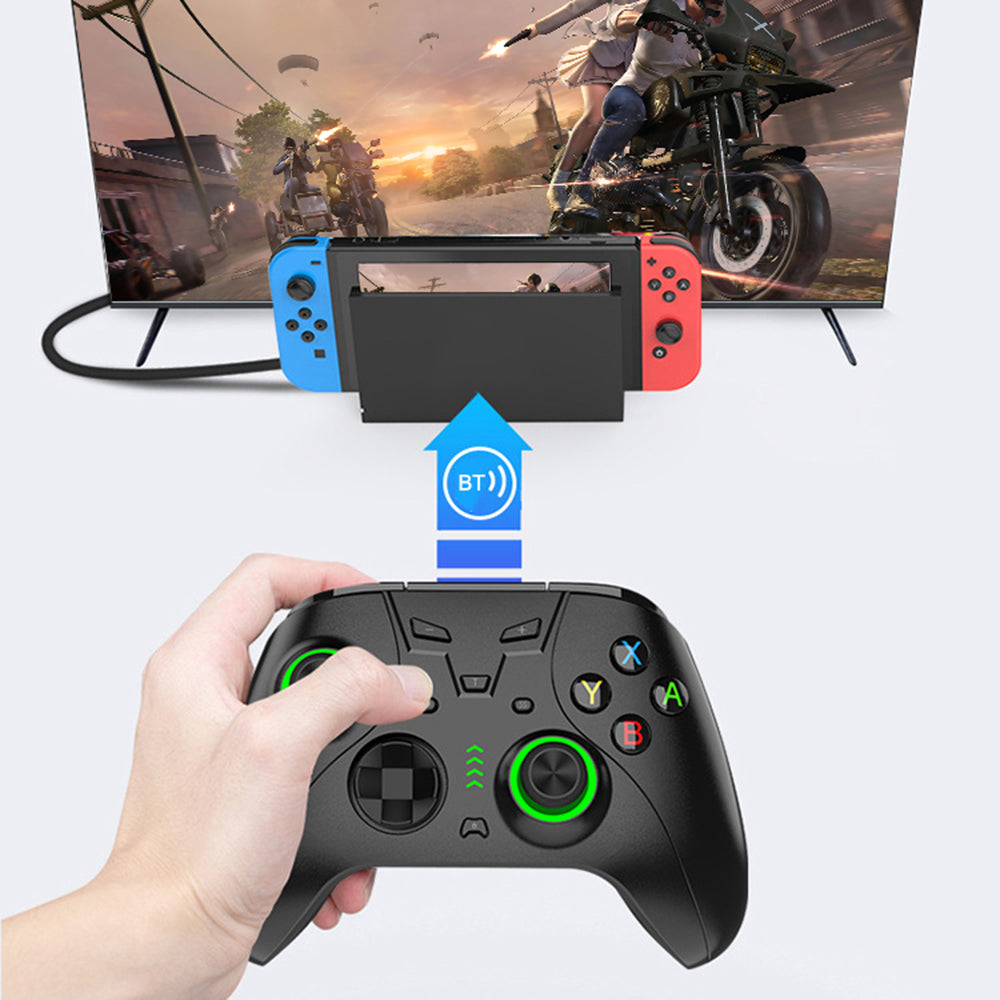 AOLION Wireless Controller for Nintendo Switch Vibrating Continuous Wireless Bluetooth Game Handle for Steam Deck