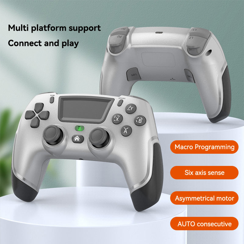 P06 6osý bezdrátový vibrační gamepad ovladač s joystickem pro programování maker pro PC TV s přepínačem PS4