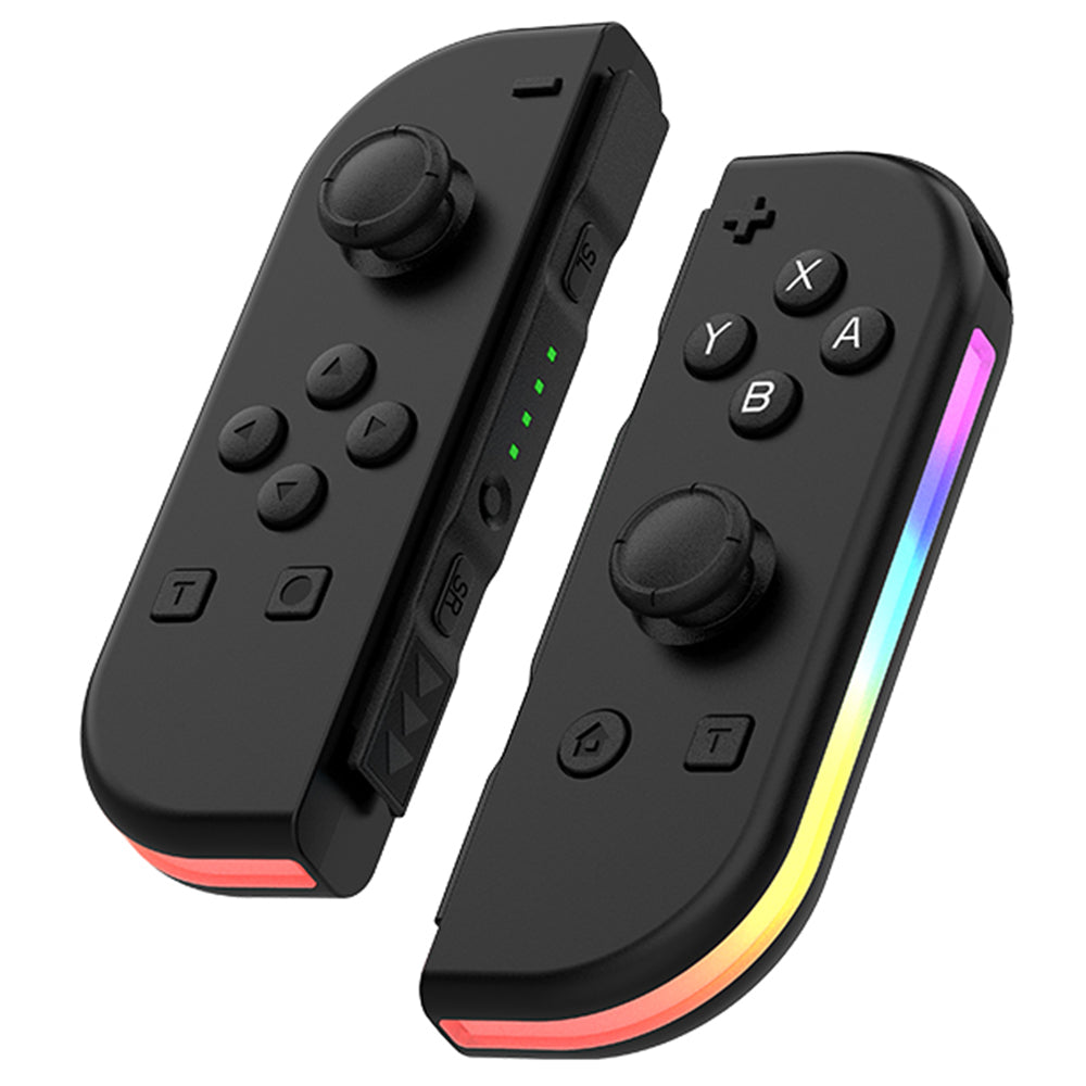 JOY-02 1Pair Left Right Wireless Controller for Nintendo Switch Game Console Bluetooth Game Handle Joy-Stick with RGB Light