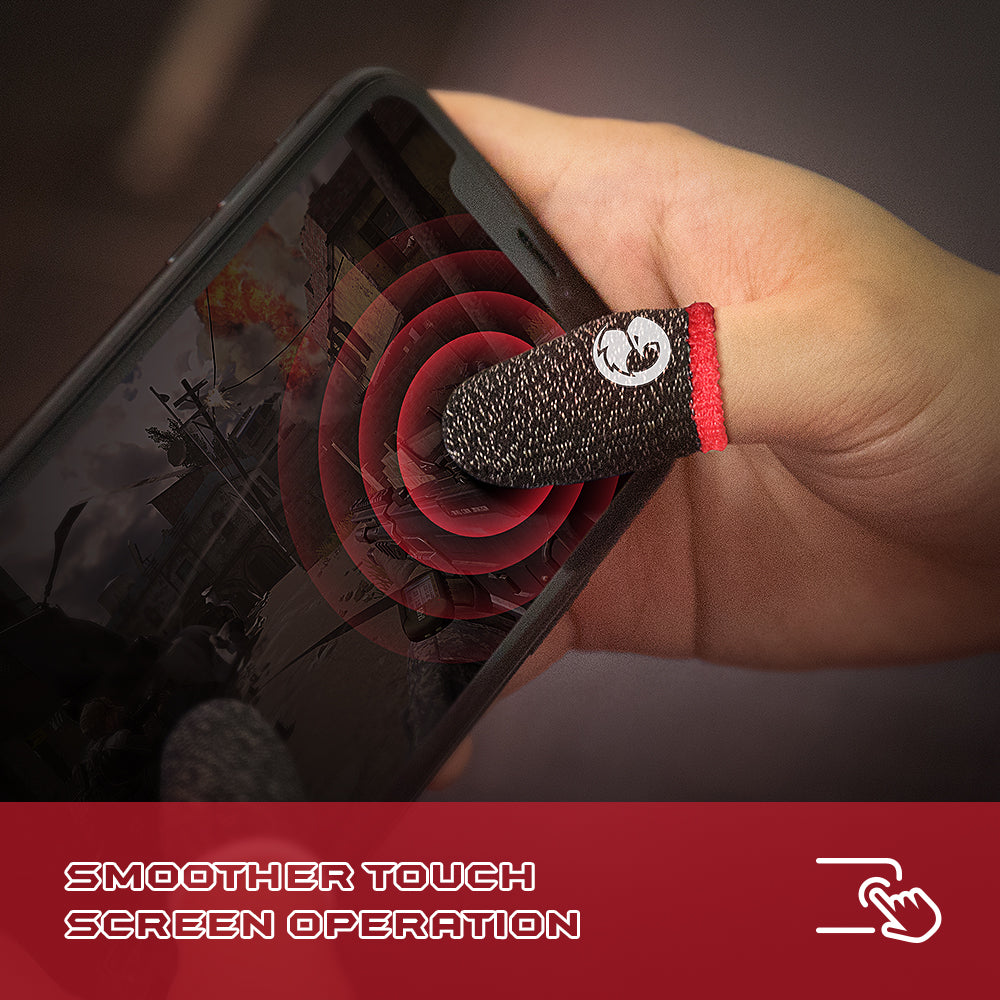 1 par GameSir Sensitive Svedtæt Anti-slip åndbart mobiltelefonspil, der spiller fingercover