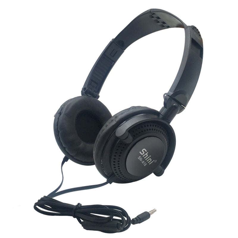 A18 Stereo Bass Headphones Noise Canceling Wired Headsets Foldable Earphone