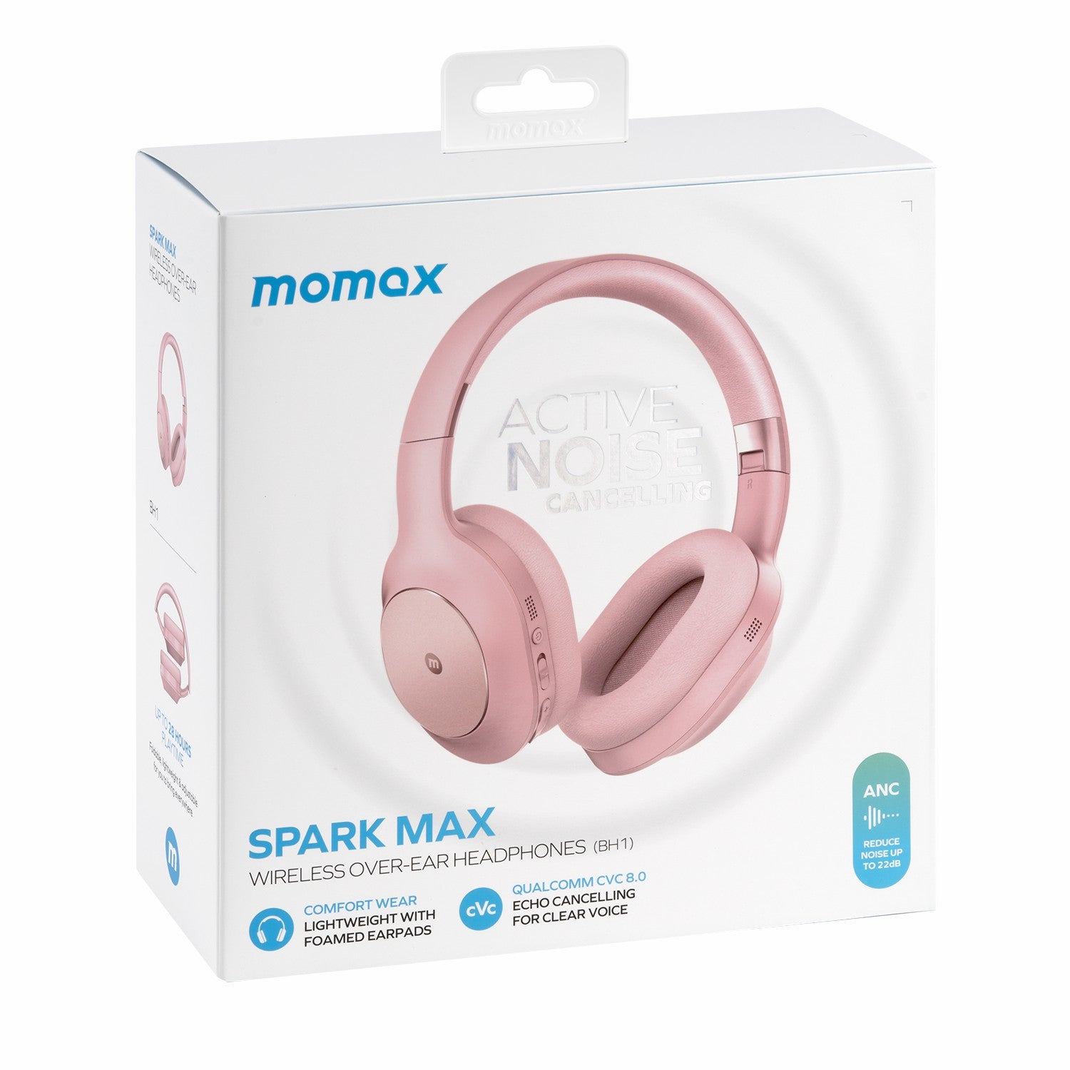 MOMAX SPARK MAX BH1 Wireless Active Noise Canceling Headset Bluetooth TWS Headphone