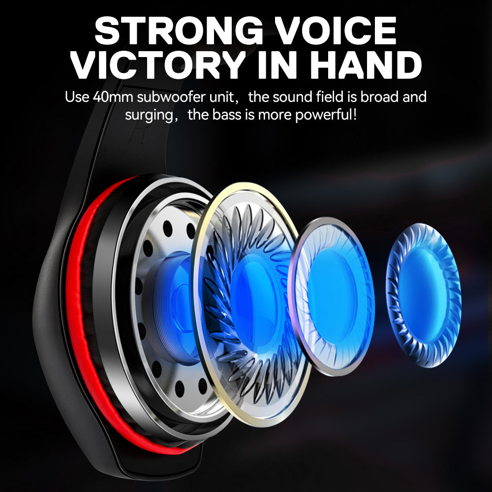 T-VOLF H120 Cord Headphone PC Gaming Earphone Universal 3.5mm AUX Audio Wired HD Stereo Headset with Volume Control