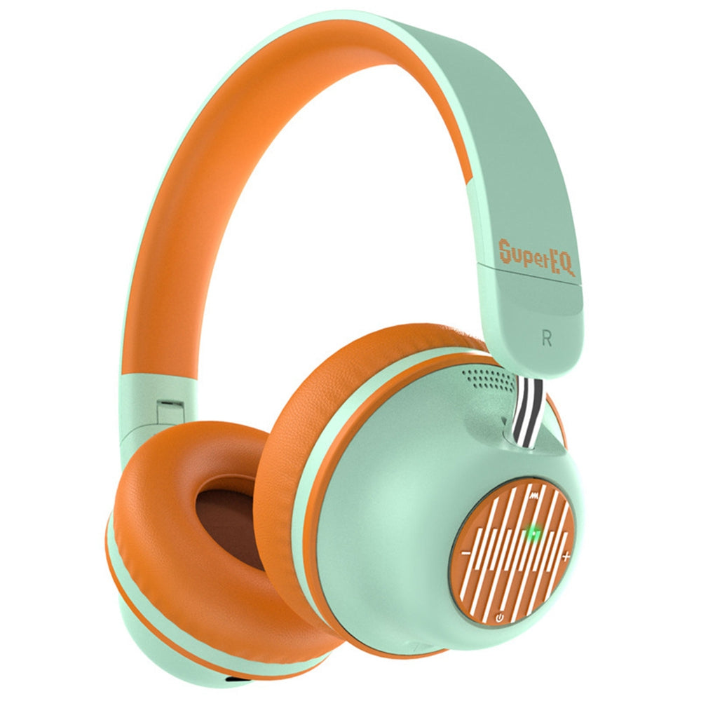 SUPEREQ S2 Bluetooth Active Noise Canceling On-Ear Headphones HD Sound Foldable Headset