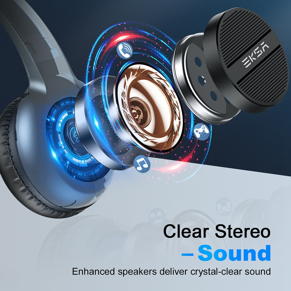 EKSA H12E USB Wired Over-ear Headphone Call Operator ENC Noise-cancelling Headset with Rotatable Microphone