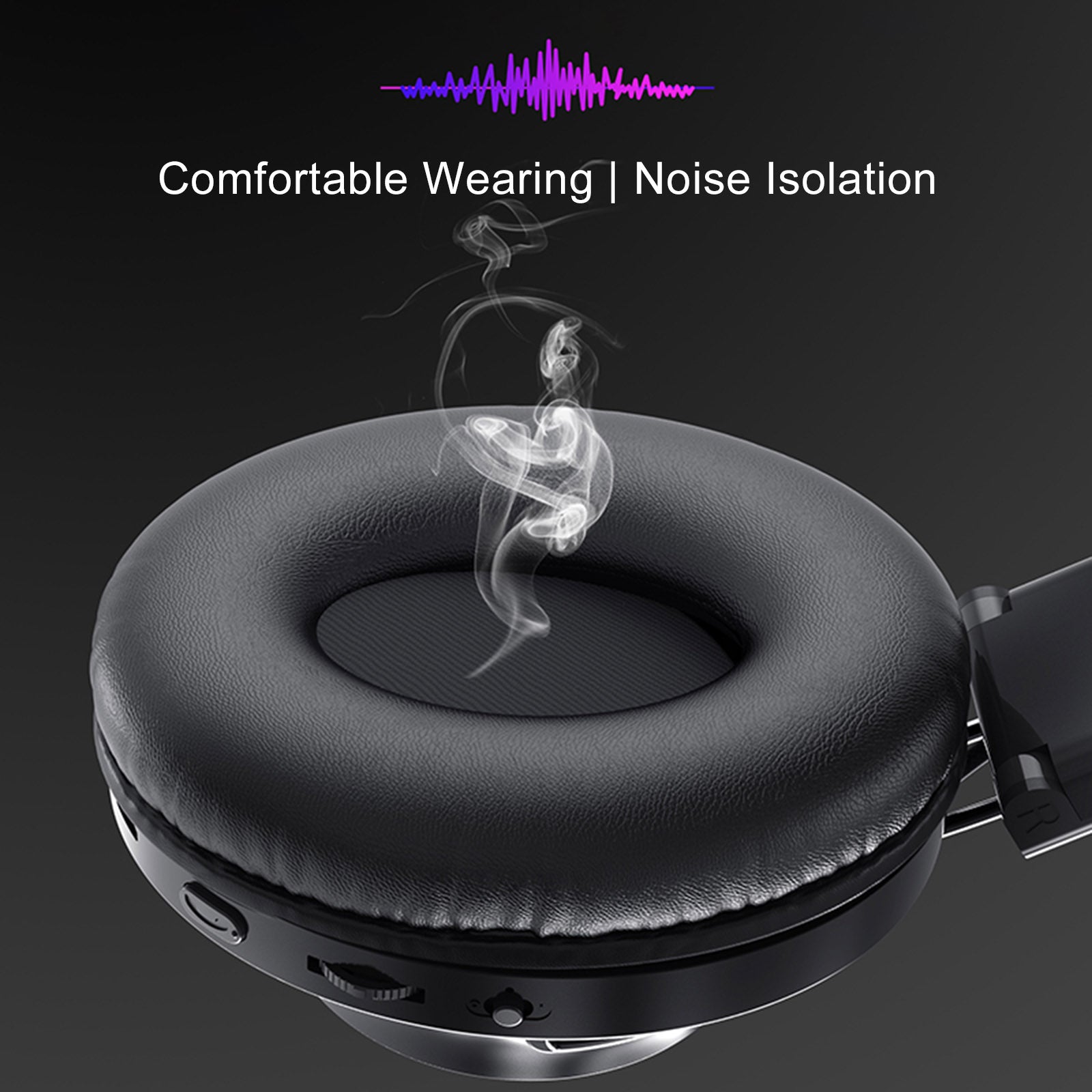 S4000 Wireless Bluetooth Headset Over-ear Headphone Support TF Card FM Radio