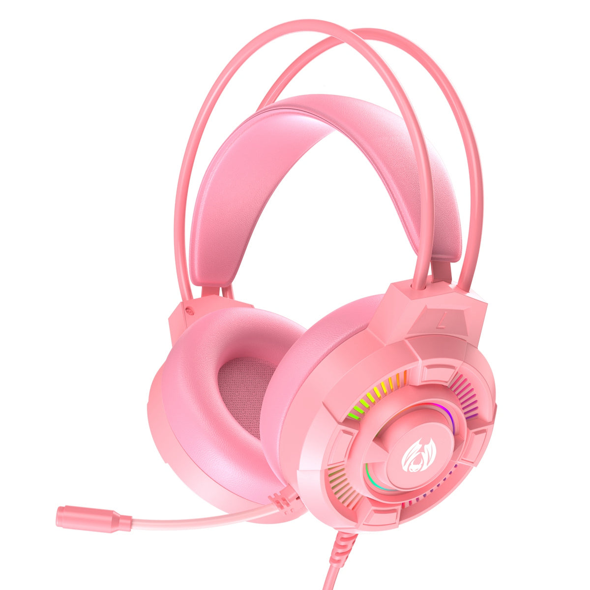 BATXELLENT H81 RGB Wired Headset Adjustable Gaming Headphone Noise Canceling Earphone with Mic for PC Laptops Mobile Phones