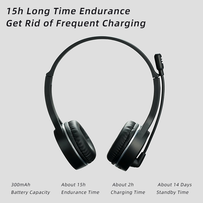 SY-T30C Long Mic Bluetooth Wireless Headphone Stereo Gaming Headset Support Memory Card Playing Music