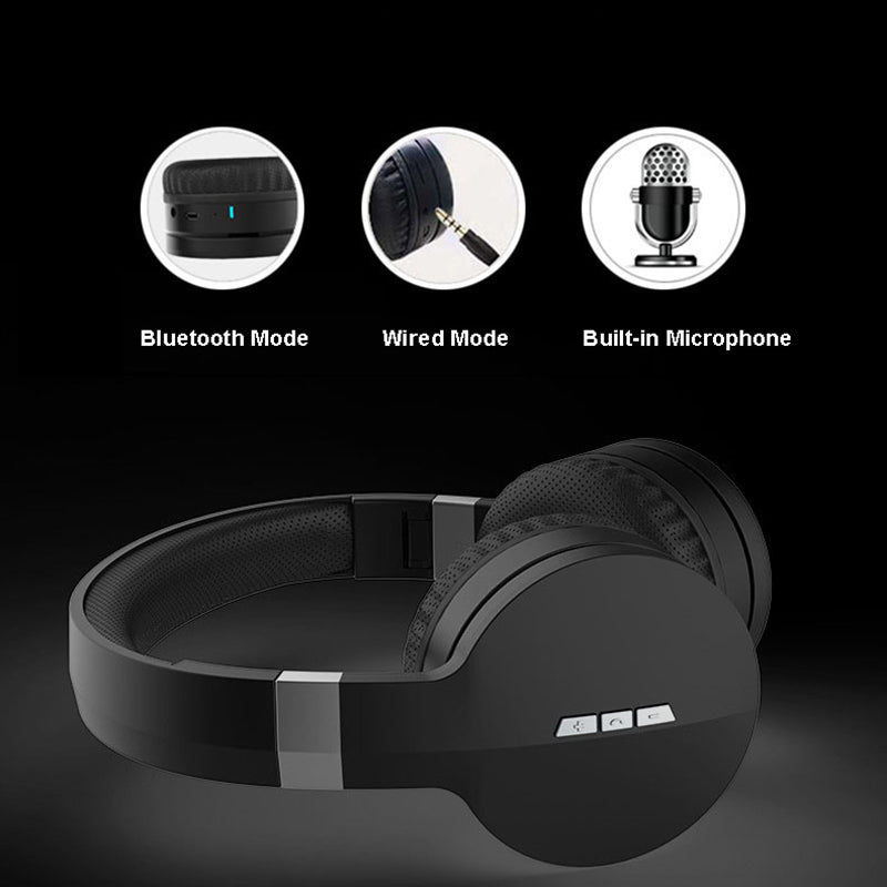 GORSUN E88A Foldable Headphone Wireless Headset Bluetooth 5.0 HiFi Stereo Bass Sound Built-in Microphone Sports Earphone