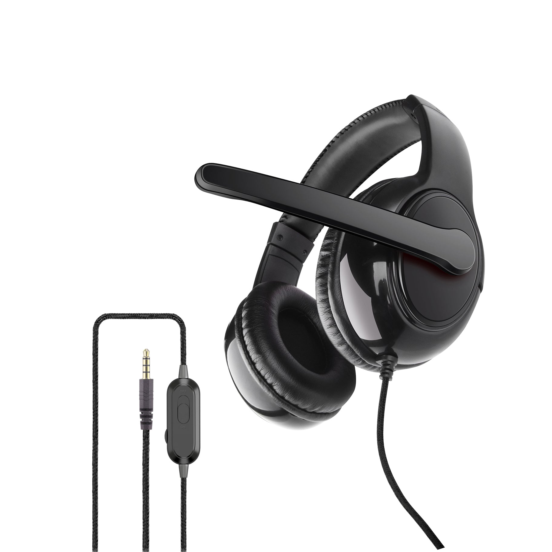 OVLENG OV-P8 3.5mm Wired Over-Ear Headset Ergonomic Design E-sports Gaming Headphone with Rotation Microphone