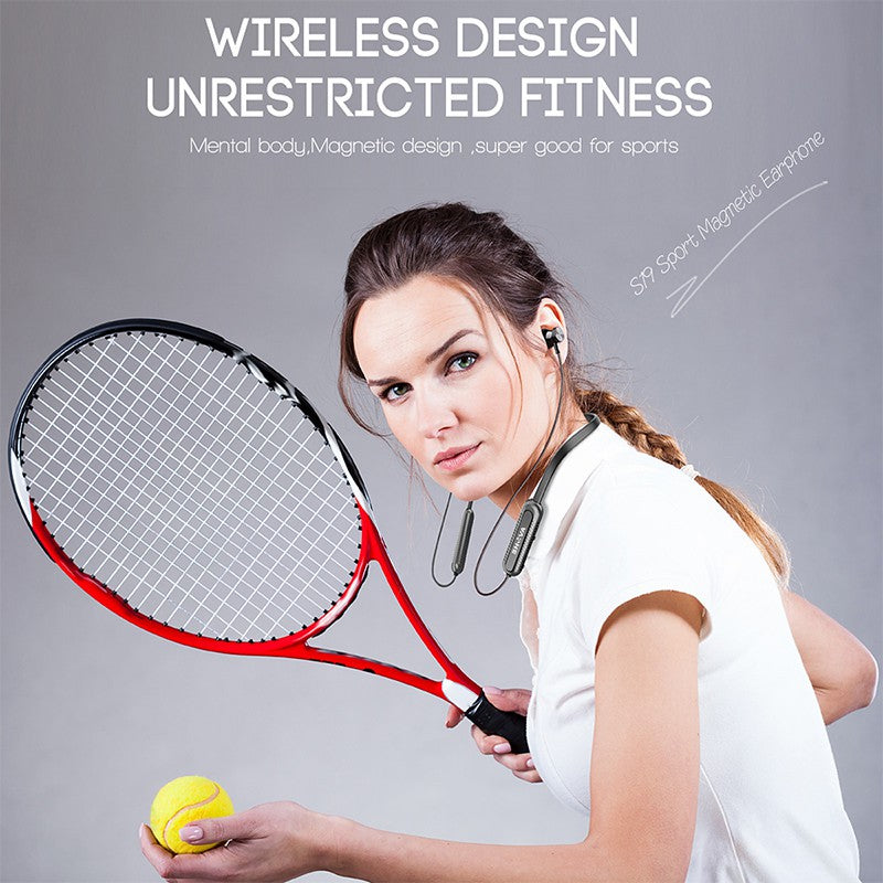 OVLENG S19 Neckband Earphone Wireless Bluetooth Headphone Stereo Bass Sport Running Neck-Mounted Headset
