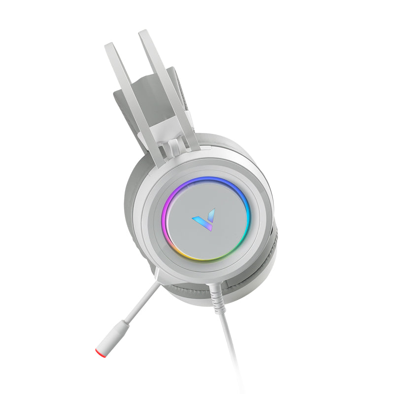 RAPOO VH500 7.1-kanálová USB kabelová e-sportovní sluchátka RGB Lehká počítačová herní sluchátka s dlouhým mikrofonem