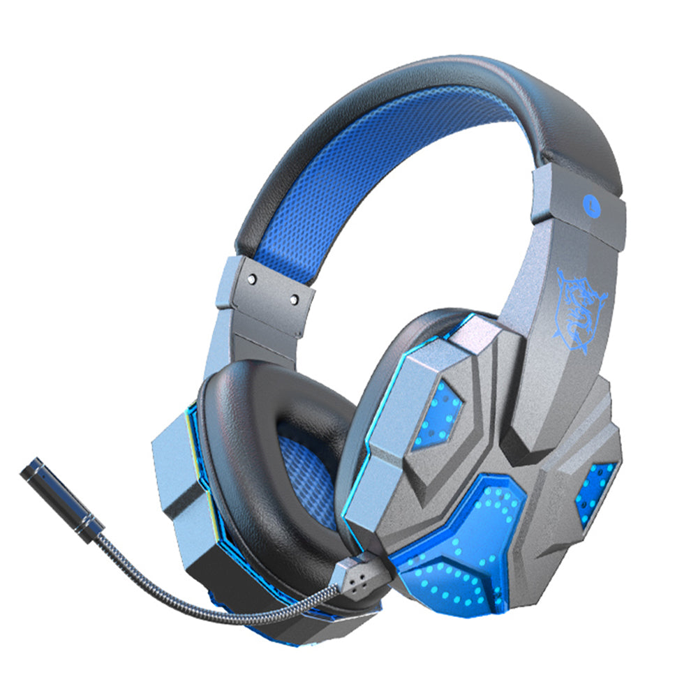 SY-T830 Wired Wireless Over-ear Headset LED Light Bluetooth Dual Mode Low Latency E-sports Gaming Headphone