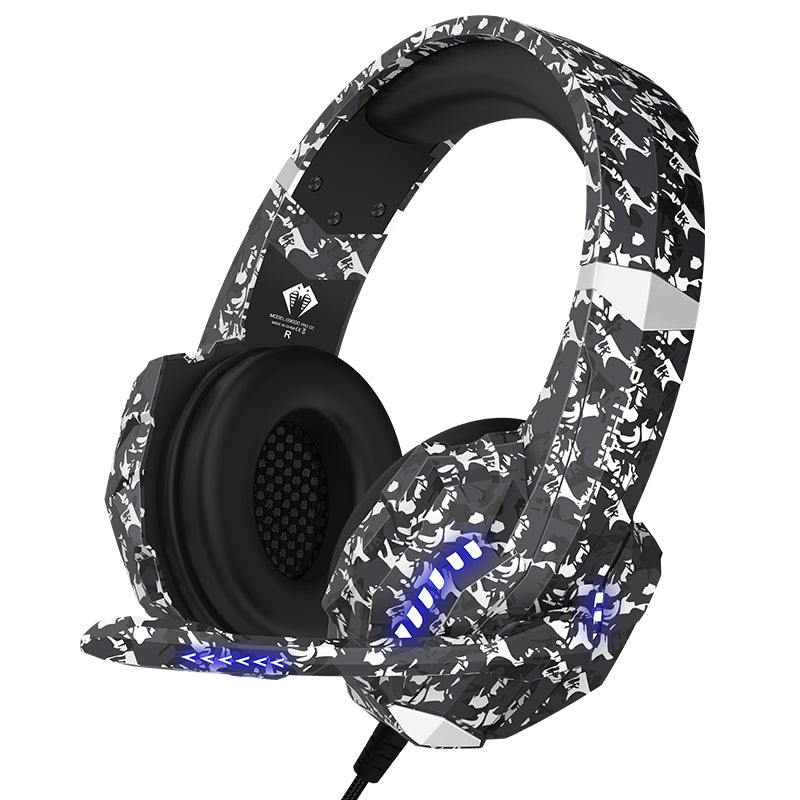 PYTHON FLY G9000Pro CC Wired Gaming Headset Stereo Sound Colorful Light USB 3.5mm Over-Ear Headphone with Mic