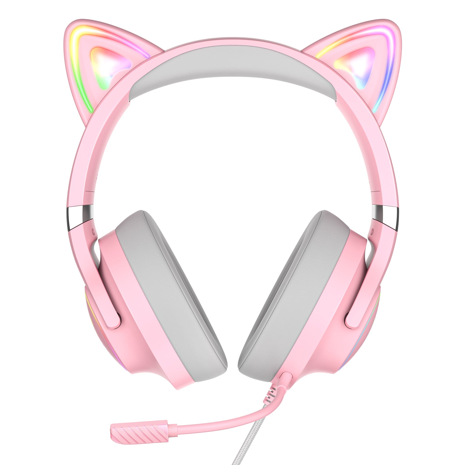 ONIKUMA X30 RGB Lighting Cat Ears Headphone HiFi Noise Reduction Gaming Headset