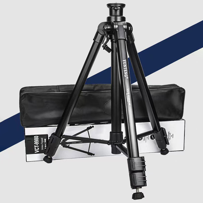 YUNTENG VCT-9980 Camera Tripod Stand Portable Cell Phone Mount Holder with Carrying Bag for Selfie/Vlogging/Video Recording