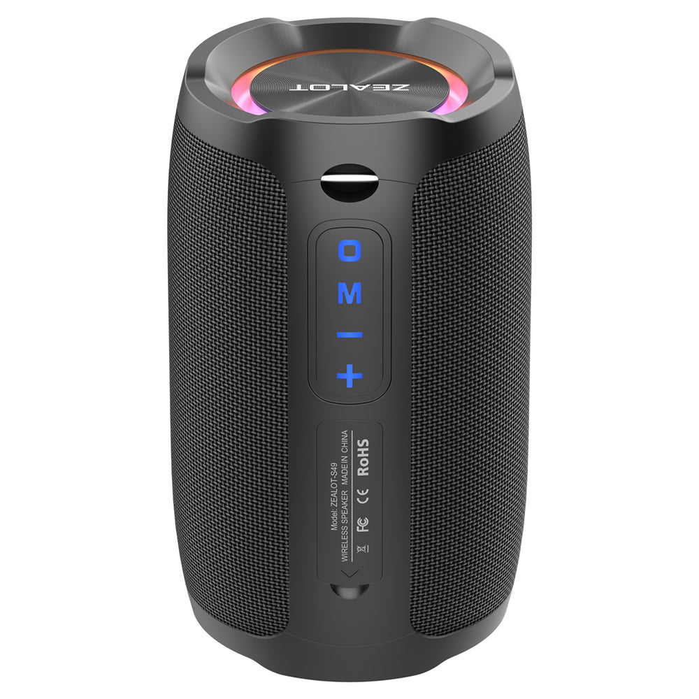 ZEALOT S49 Portable Rechargeable Bluetooth Speaker 20W Waterproof Heavy Bass Wireless Music Subwoofer