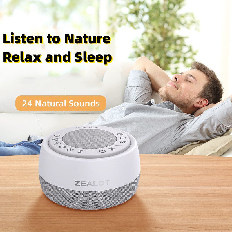 ZEALOT Z5 Portable Wireless Bluetooth Speaker White Noise Sleep Speaker with Night Light Support TF Card/Voice Call