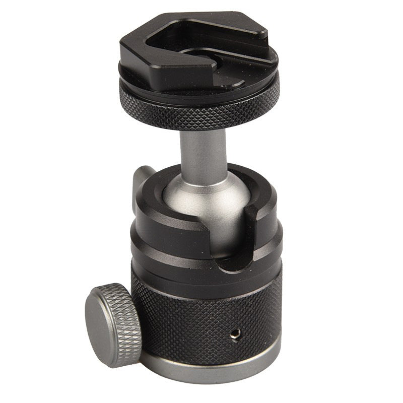 VELEDGE VD-M4 Micro SLR Mount Adapter Mini Metal Ball Gimbal with Cold Shoe Camera Accessories