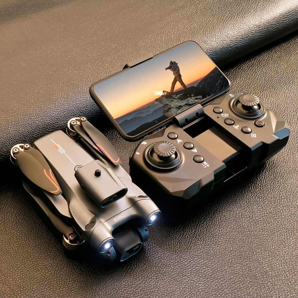 LSRC-S1S 480P Folding RC Drone Obstacle Avoidance Aircraft Aerial Photography Brushless Aircraft with Headless Mode