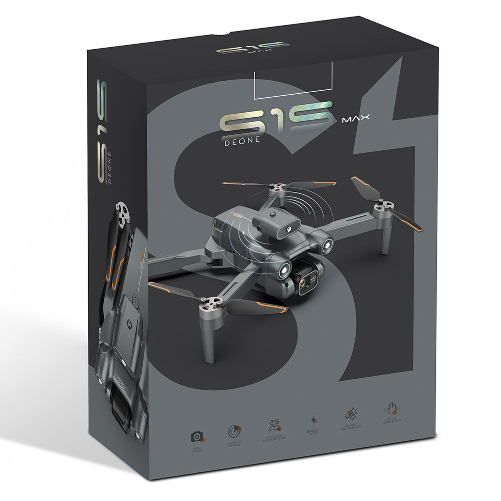LSRC-S1S 480P Folding RC Drone Obstacle Avoidance Aircraft Aerial Photography Brushless Aircraft with Headless Mode