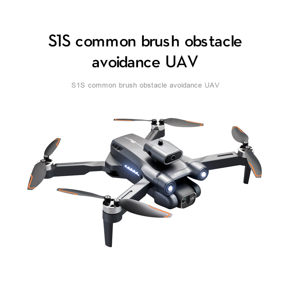 LSRC-S1S 720P Portable RC Aircraft Obstacle Avoidance Folding Drone Aerial Photo Brushless Aircraft with Headless Mode