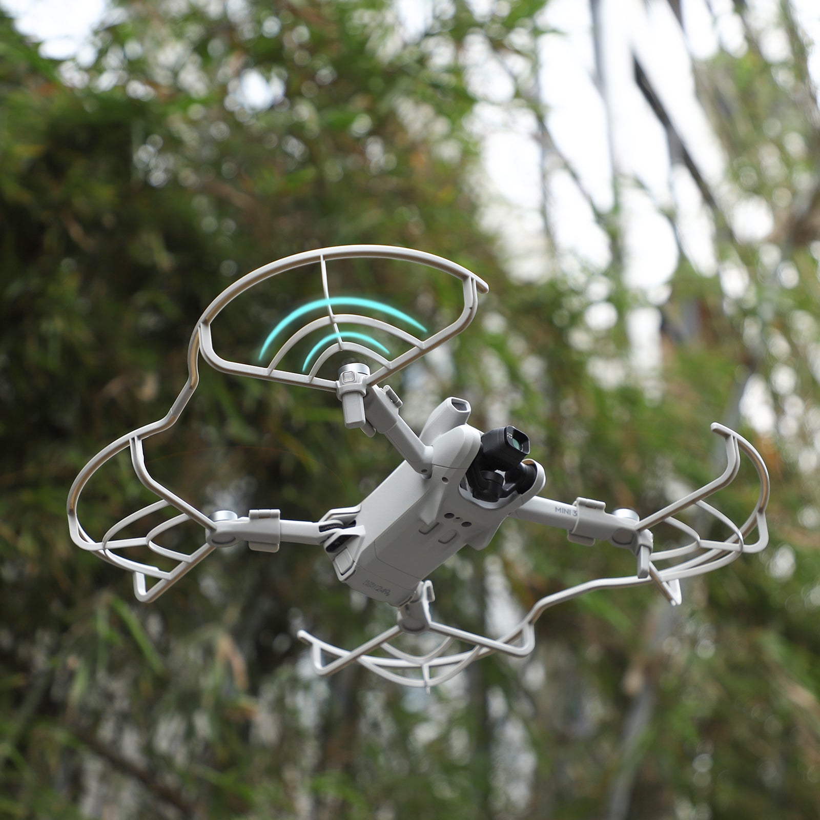 SUNNYLIFE MM3-KC559 For DJI Mini 3 Propeller Blade Protector Ring Anti-collision Quick Release Anti-shake Protector