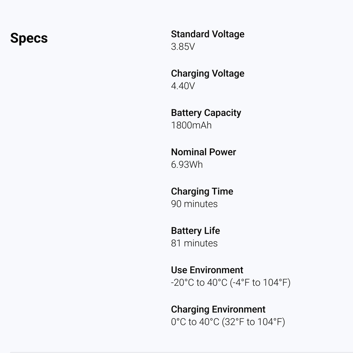 1800mAh Battery Replacement for Insta360 One X3 Action Camera Battery Spare Accessory