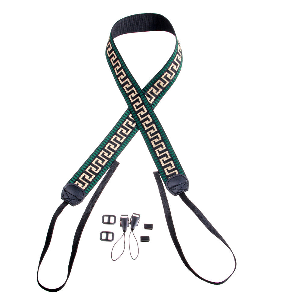 JN-CZ For Canon Sony Fujifilm Camera Shoulder Strap Colored Pattern Printing Hanging Rope Universal Camera Carrying Strap