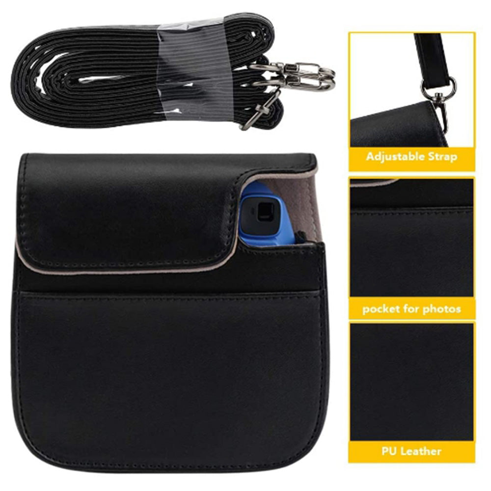 Instant Camera Accessories Compatible with Fujifilm Instax Mini 11 14-in-1 Shutter Accessories Bundle with PU Leather Bag Shoulder Strap Instant Camera Gift Sets