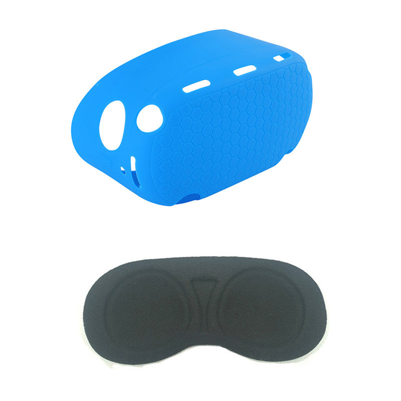 For Oculus Quest 2 VR Headset Silicone Protective Cover Skin Case with Eye Mask