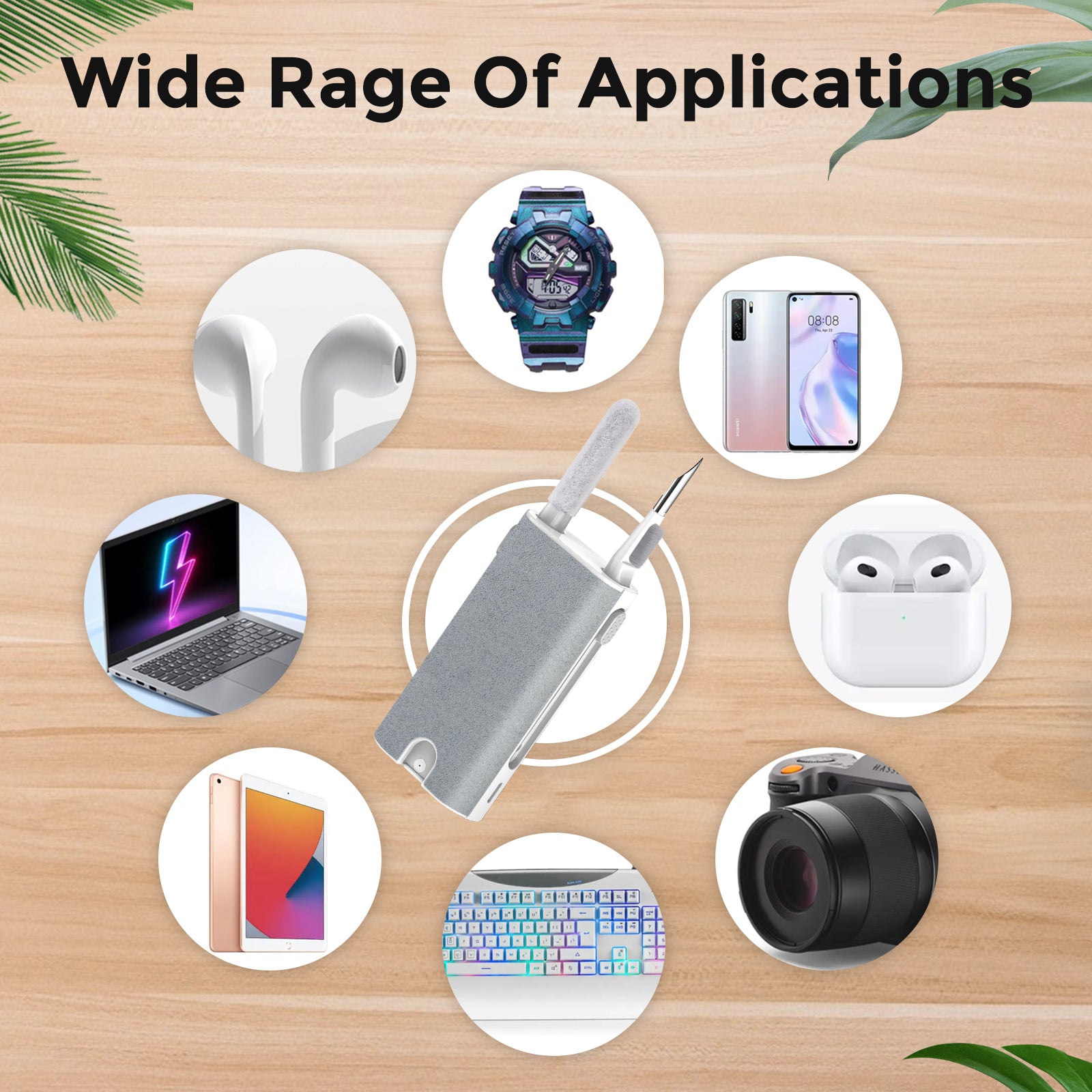 AHASTYLE WG92 Multi-Function Bluetooth Earphone Keyboard Cleaning Box Portable Camera Phone Tablet Cleaning Tool