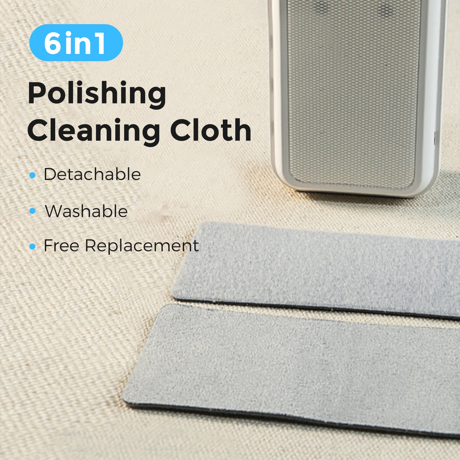 AHASTYLE WG93 6-in-1 Multifunctional Headset Cleaning Kit Cell Phone Keyboards Cleaner Portable Cleaning Tools with Cleaning Brush