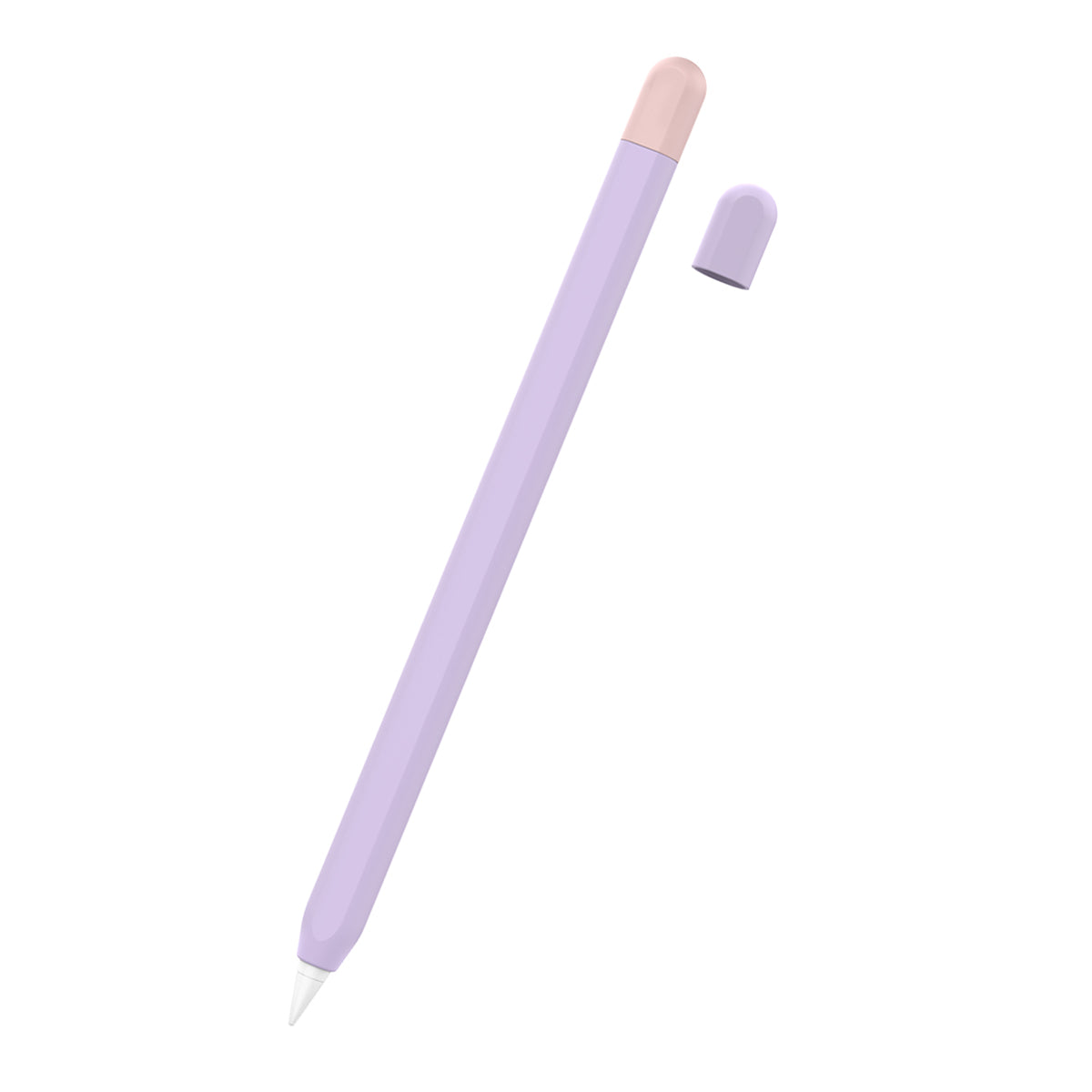 AHASTYLE PT65-2 for Apple Pencil (2nd Generation) Touch Pen Protective Sleeve Contrast Color Stylus Pen Silicone Case