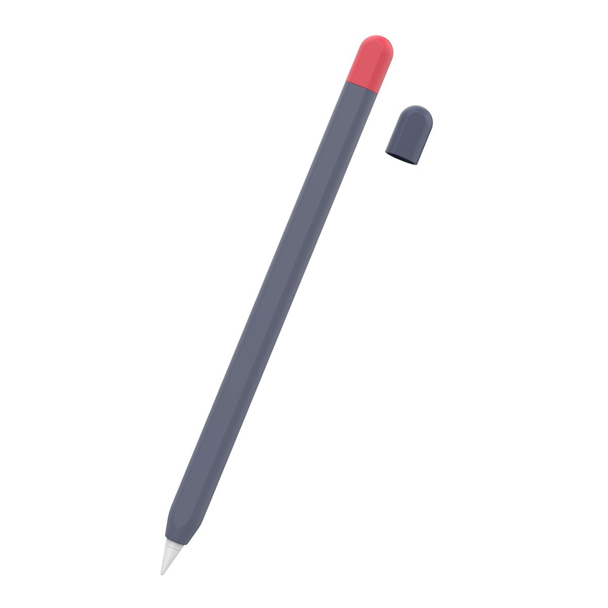 AHASTYLE PT65-2 for Apple Pencil (2nd Generation) Touch Pen Protective Sleeve Contrast Color Stylus Pen Silicone Case