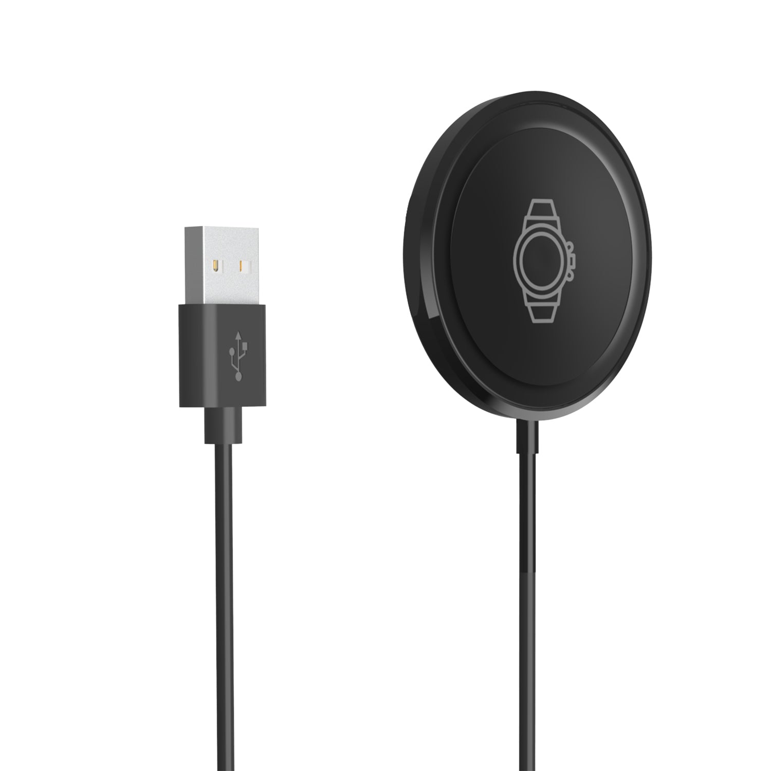For Samsung Galaxy Watch 5 40mm/44mm/Watch4 40mm/44mm Universal Smart Watch Wireless Charger with 1m USB Cable