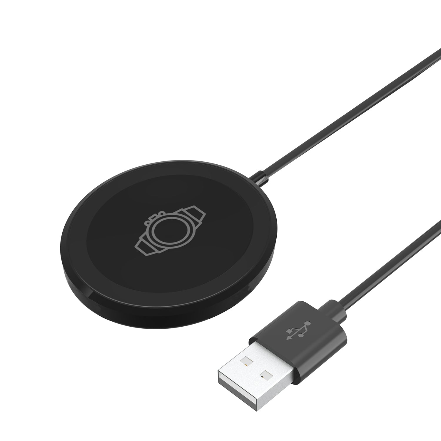 For Samsung Galaxy Watch 5 40mm/44mm/Watch4 40mm/44mm Universal Smart Watch Wireless Charger with 1m USB Cable