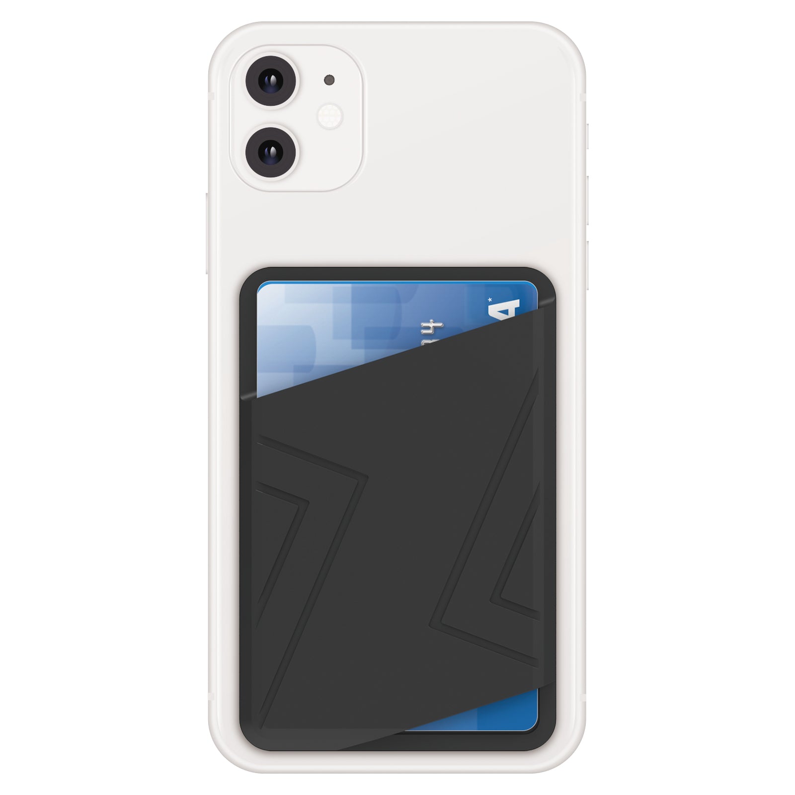 AHASTYLE PT133-C-S Adhesive Credit ID Card Holder Mobile Phone Back Card Pocket