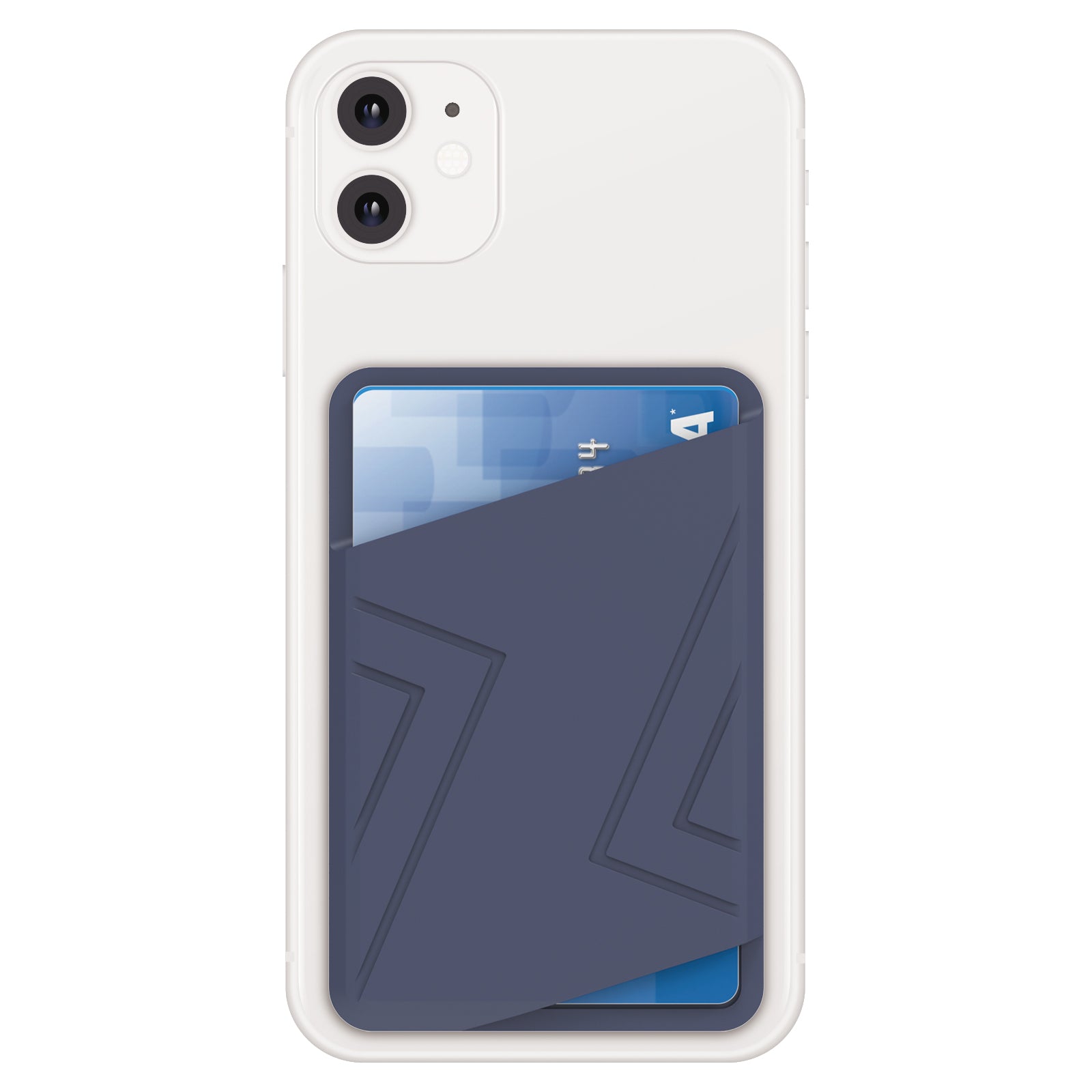 AHASTYLE PT133-C-S Adhesive Credit ID Card Holder Mobile Phone Back Card Pocket