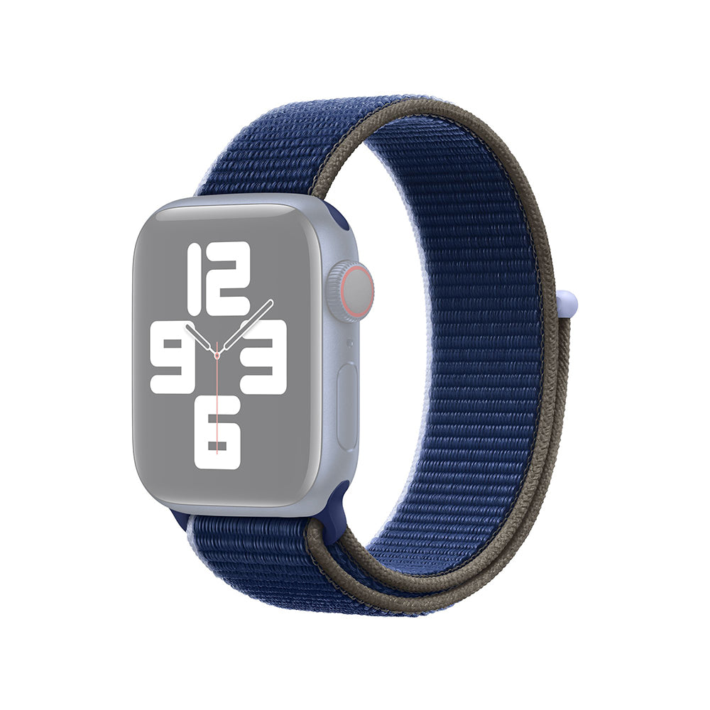 Nylon Closure Watch Band Replacement Strap for Apple Watch Series 9 8 7 41mm SE (2023) SE(2022) SE 6 5 4 40mm 3 2 1 38mm