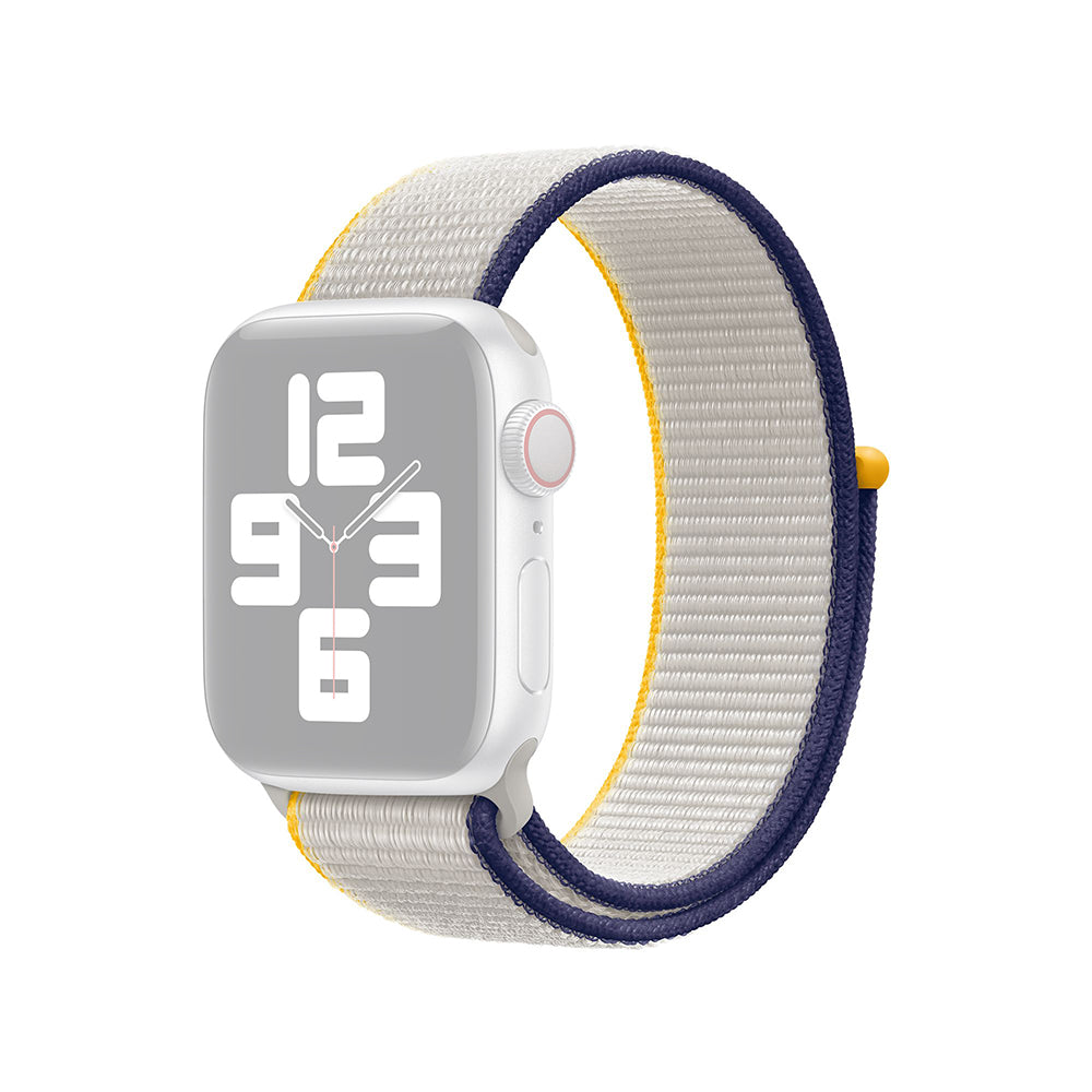 Nylon Closure Watch Band Replacement Strap for Apple Watch Series 9 8 7 41mm SE (2023) SE(2022) SE 6 5 4 40mm 3 2 1 38mm