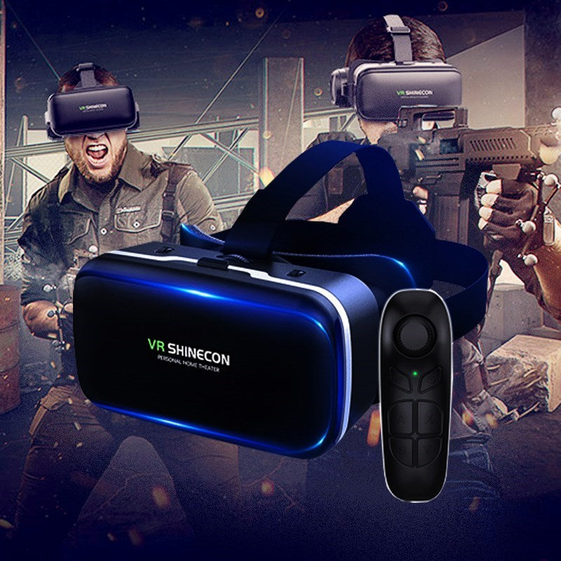 VR Glasses Mobile Phone Virtual Reality G04 Wearing Game Smart 3D Digital Glasses + B03 Bluetooth Handle