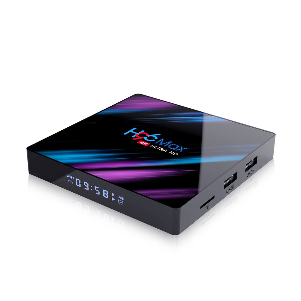 H96 Max Smart Android 9.0 TV Box [2GB 16GB] 2.4 5G RK3318 Quad Core 64 Bit UHD 4K WiFi BT4.0 HD Media Player