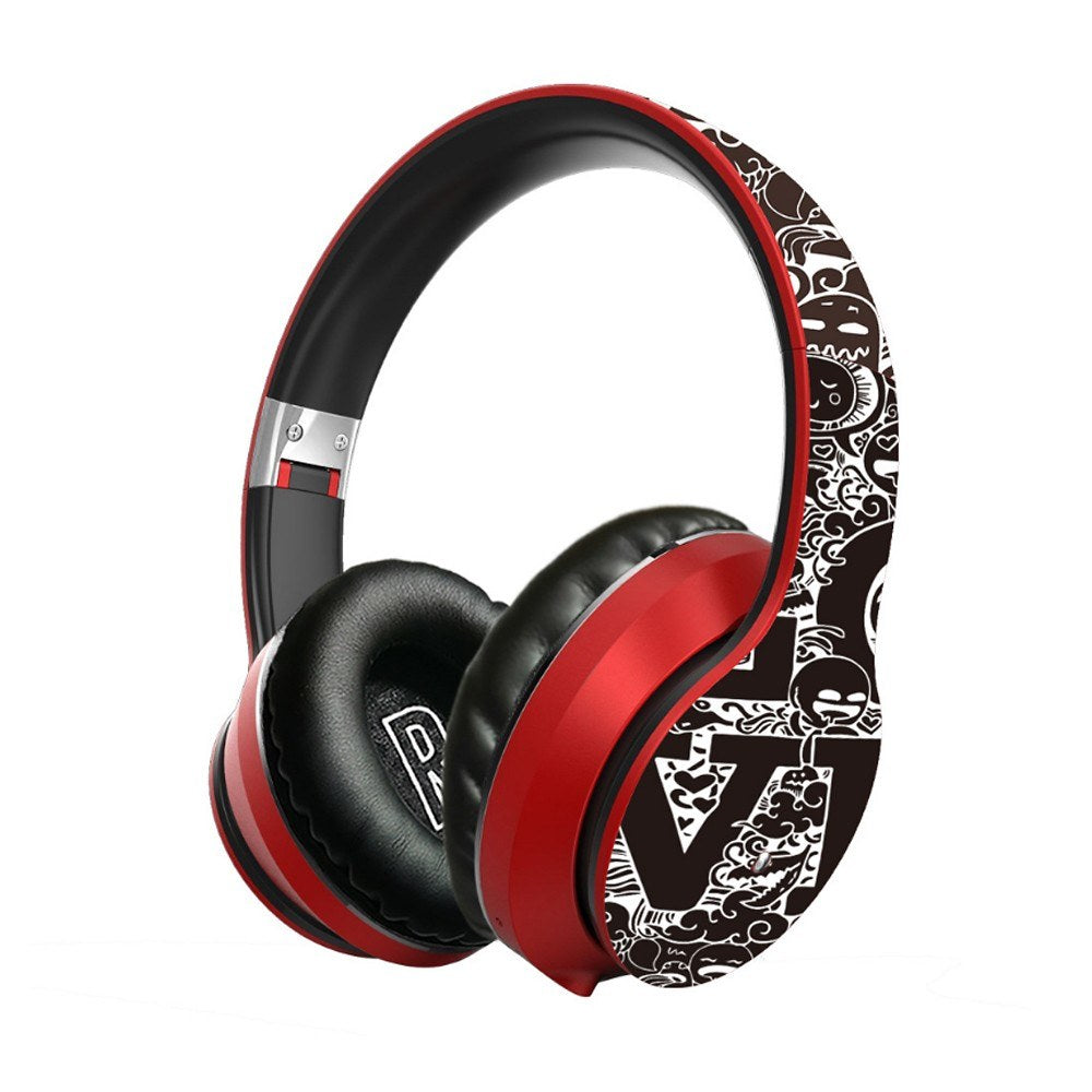 B1 Bluetooth 5.0 Wireless Sports Headphone Foldable Hands-free Headset Rechargeable Wireless Wired Headphone Support TF Card FM